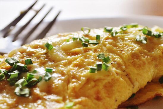 Omelet fir Gewiichtsverloscht a richteg Ernährung