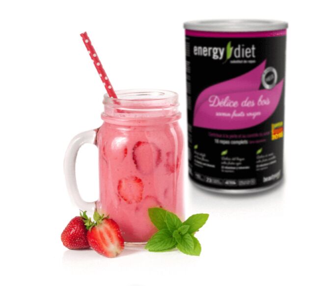 Äerdbeberry Cocktail Energy Diät
