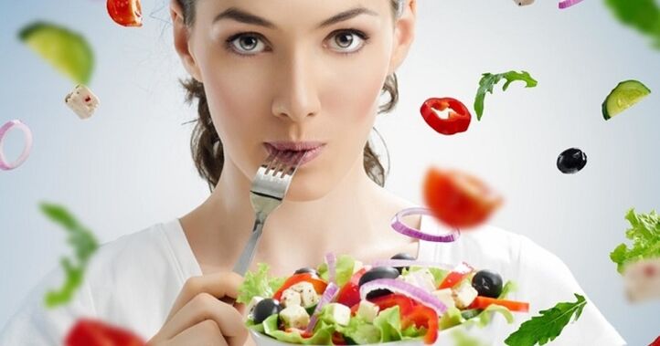 equilibréiert Ernährung fir Gewiichtsverloscht