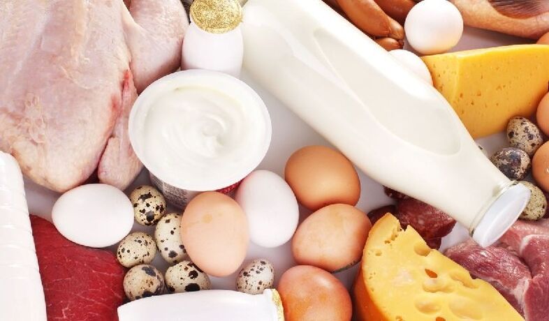 Protein Liewensmëttel fir Diät
