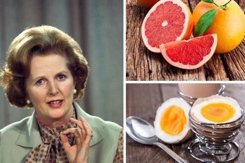Margaret Thatcher an d'Maggi Diet Foods
